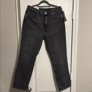 H&M Black Straight Leg Jeans